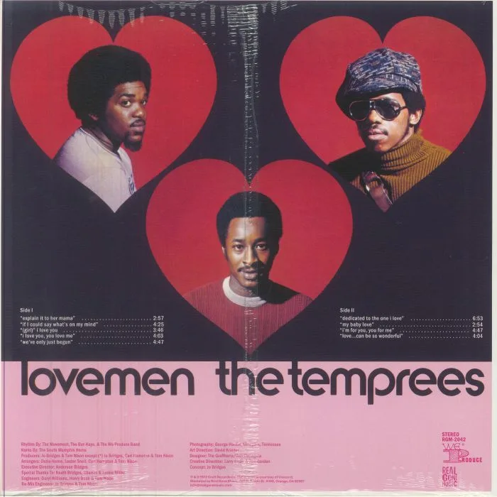 Обратная сторона обложки — The TEMPREES — Lovemen (reissue)