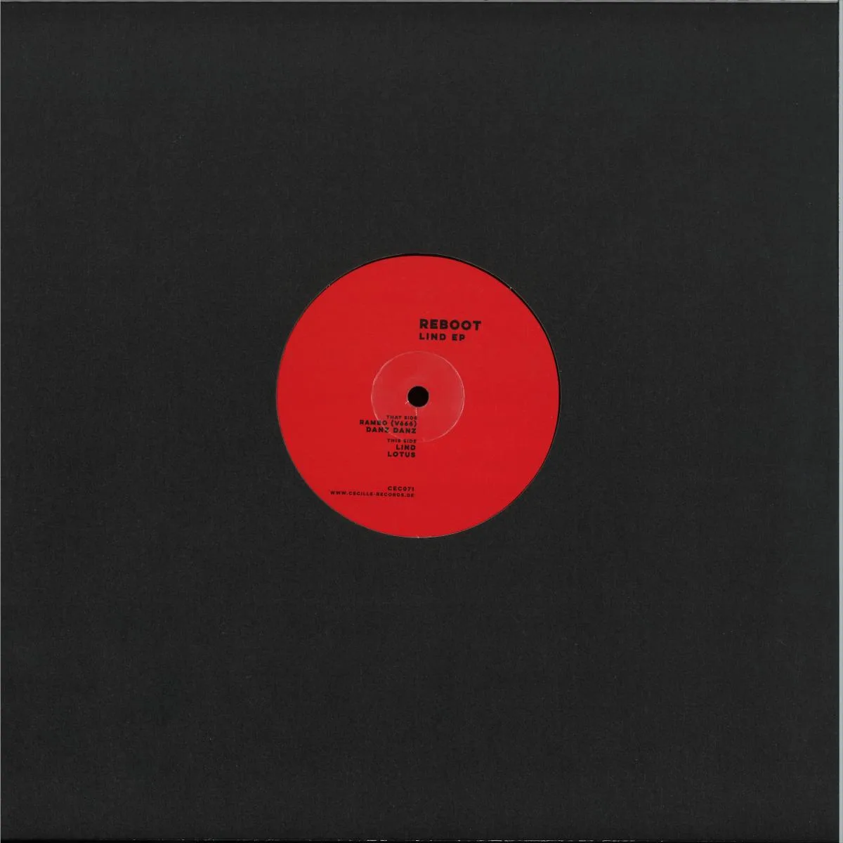 Обратная сторона обложки — REBOOT — LIND EP