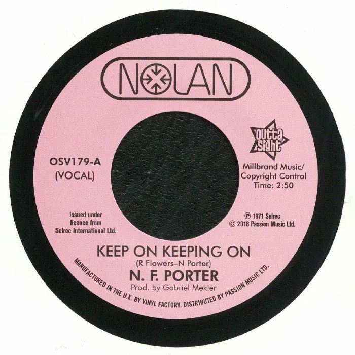 Nolan PORTER — Keep On Keeping On