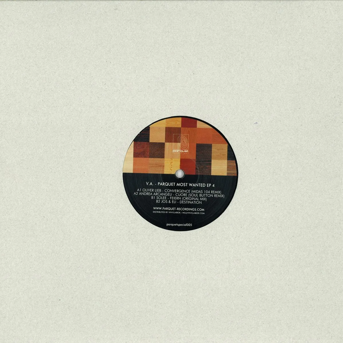 Back cover — Various — Parquet Most Wanted Ep 4