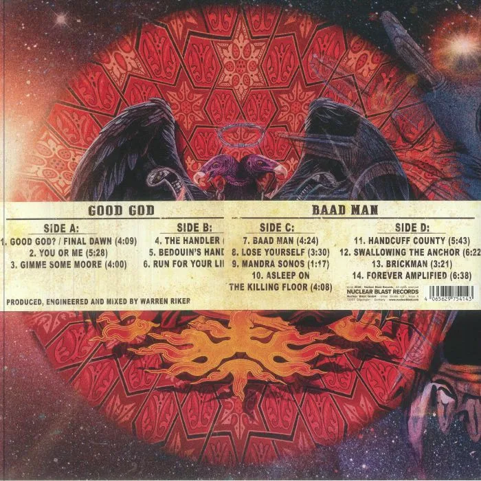 Back cover — CORROSION OF CONFORMITY — Good God / Baad Man