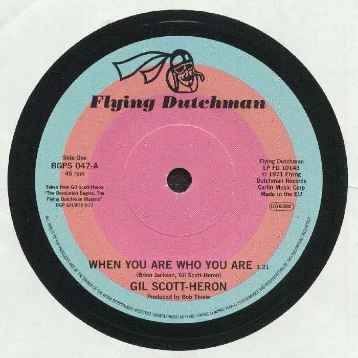 Front cover — Gil SCOTT HERON — When You Are Who You Are