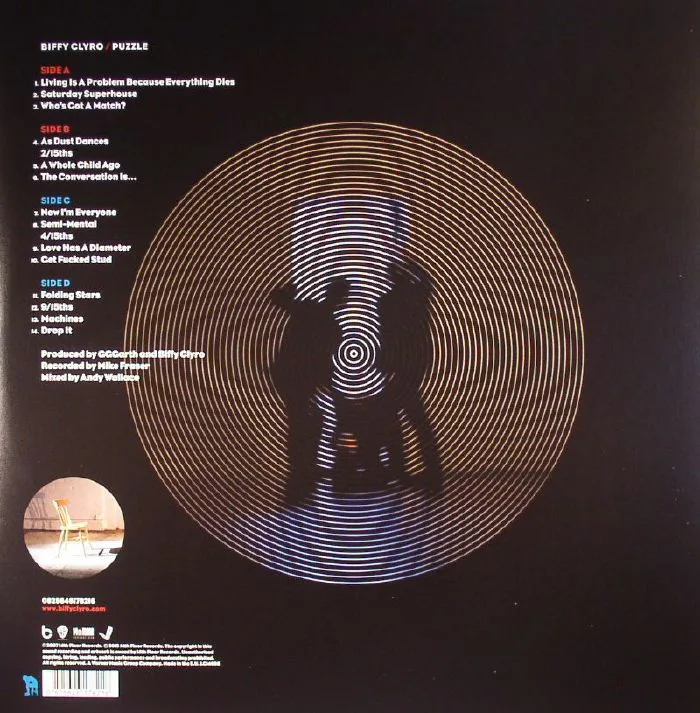 Back cover — BIFFY CLYRO — Puzzle