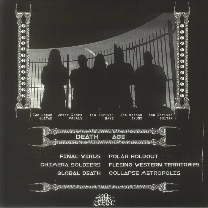 Back cover — KOMMAND — Death Age