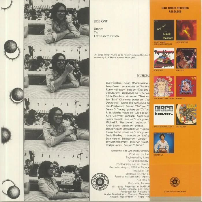 Обратная сторона обложки — Joel FAIRSTEIN — Umbra (reissue)