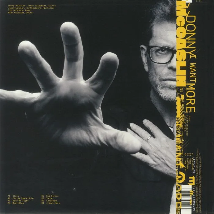 Back cover — Donny McCASLIN — I Want More
