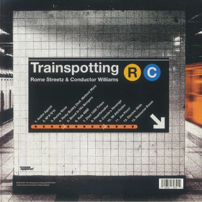Обратная сторона обложки — ROME STREETZ / CONDUCTOR WILLIAMS — Trainspotting