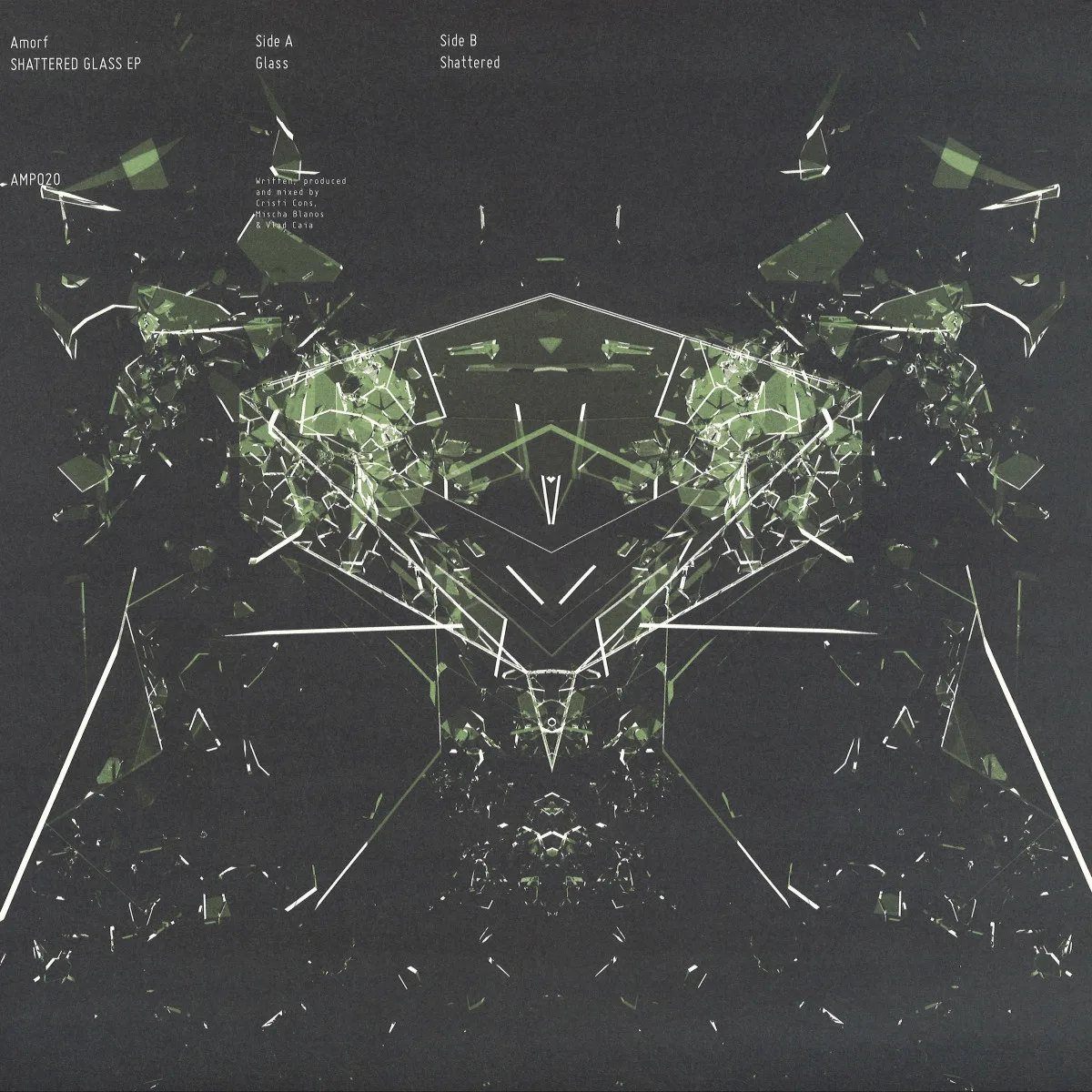 Обратная сторона обложки — Amorf — Shattered Glass Ep