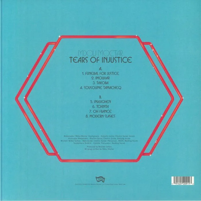 Обратная сторона обложки — Mdou MOCTAR — Tears Of Injustice