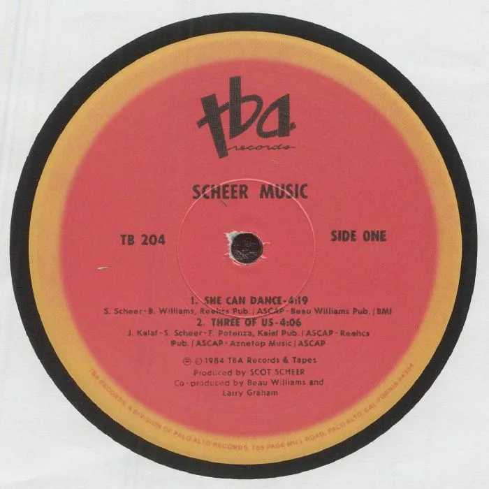 Лицевая сторона обложки — SCHEER MUSIC — She Can Dance (reissue)
