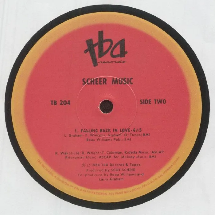 Обратная сторона обложки — SCHEER MUSIC — She Can Dance (reissue)