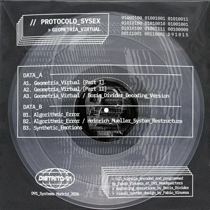 Back cover — PROTOCOLO SYSEX — Geometria Virtual