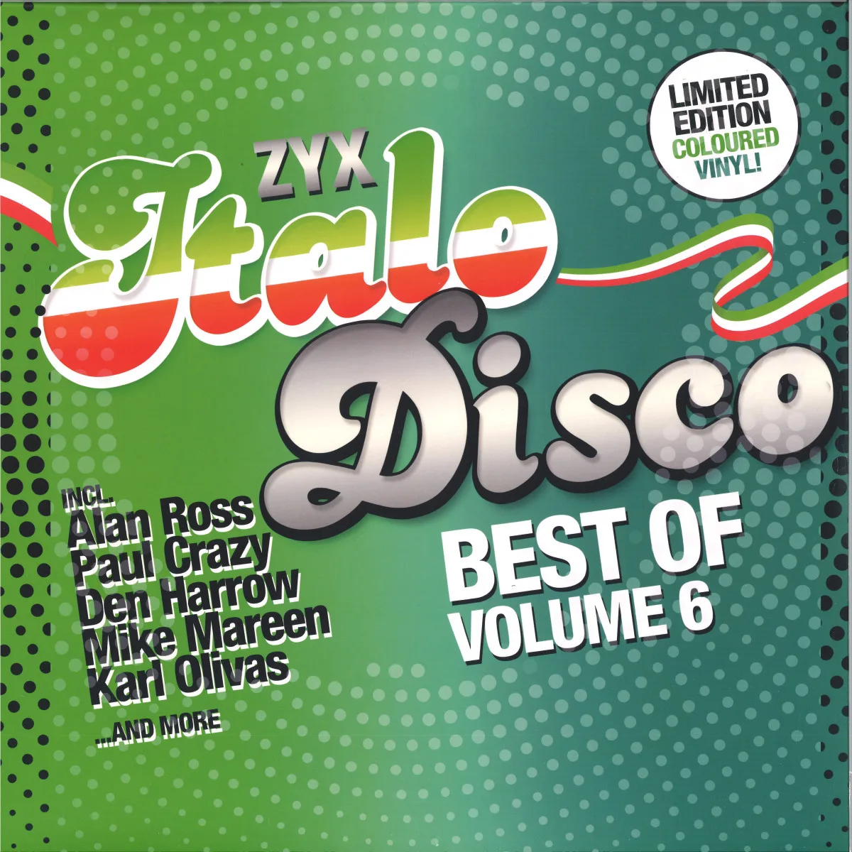 Front cover — Various — ZYX Italo Disco: Best Of Vol. 6 LP 2x12"