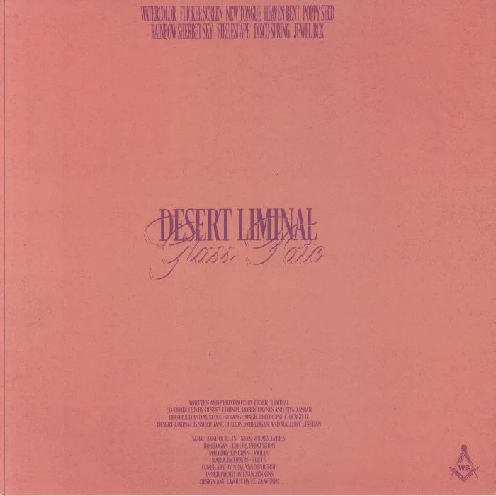 Back cover — DESERT LIMINAL — Glass Fate