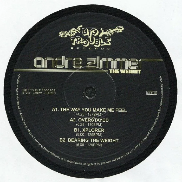 Andre Zimmer — The Weight EP