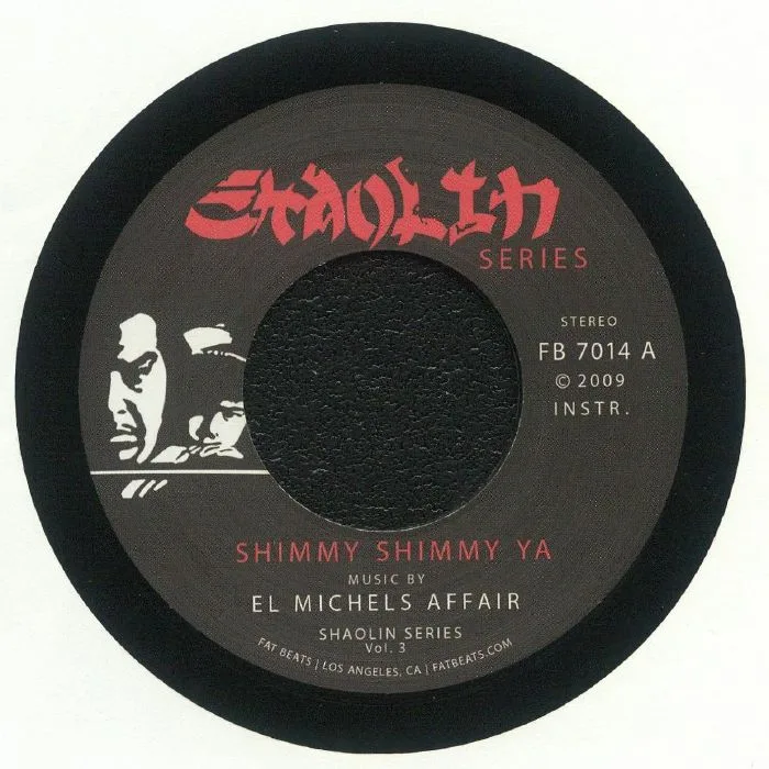 Лицевая сторона обложки — EL MICHELS AFFAIR — Shaolin Series Vol 3: Shimmy Shimmy Ya (reissue)