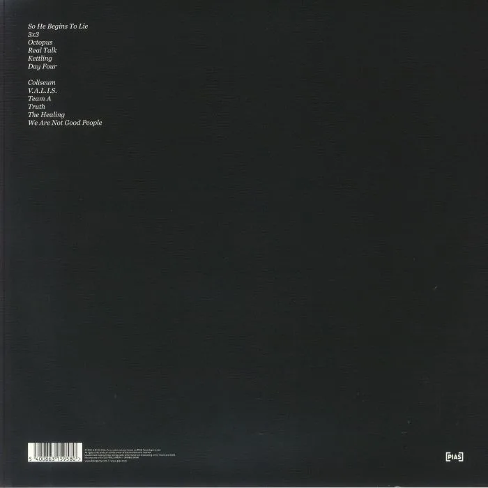 Back cover — BLOC PARTY — Four (reissue)