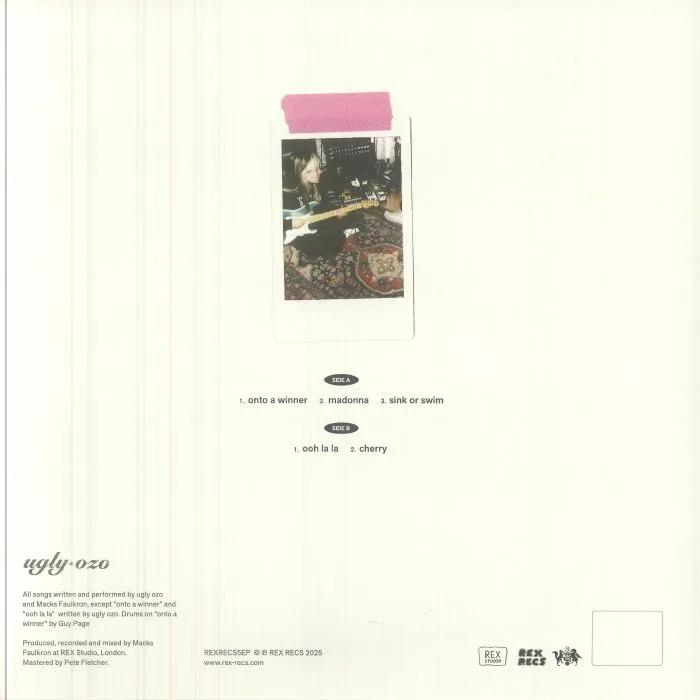 Back cover — UGLY OZO — Stargirl EP