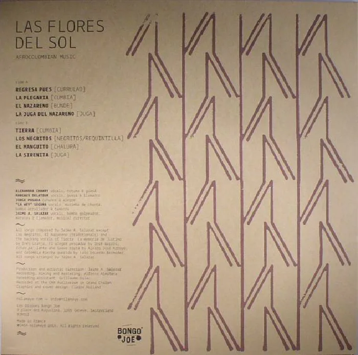 Обратная сторона обложки — NILAMAYE — Las Flores Del Sol