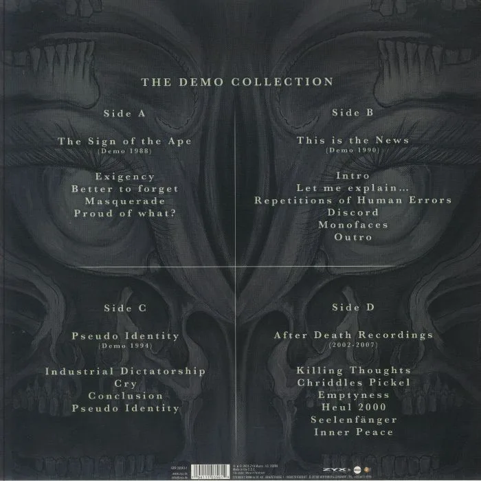Back cover — MEGACE — The Demo Collection