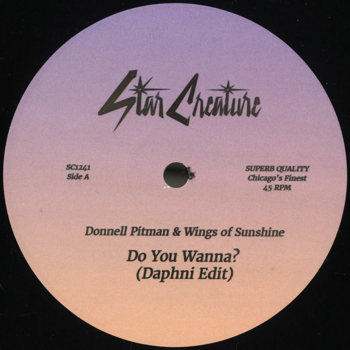 Front cover — Donnell Pitman&Wings Of Sunshine — Do You Wanna?