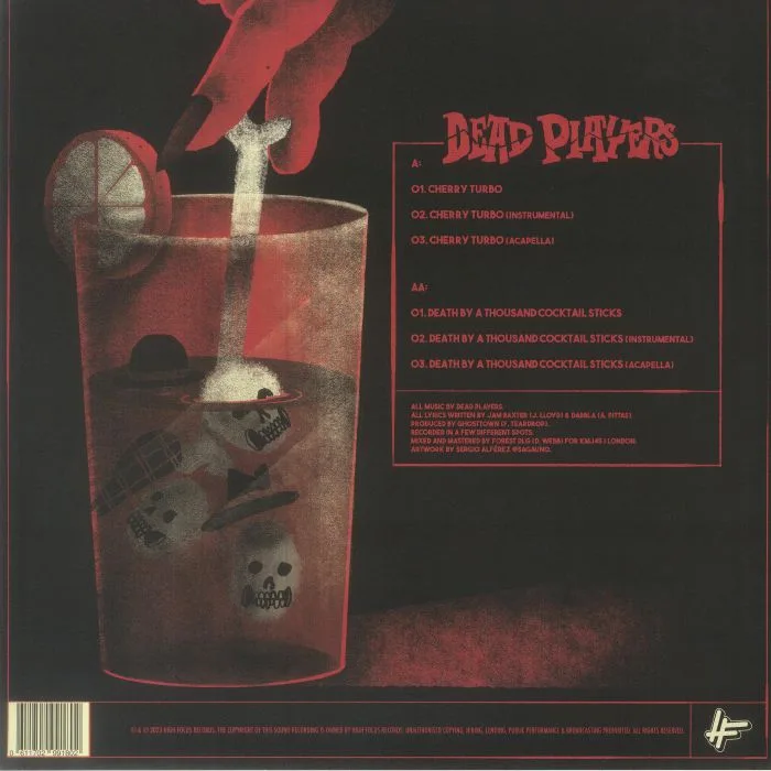 Обратная сторона обложки — DEAD PLAYERS — Cherry Turbo