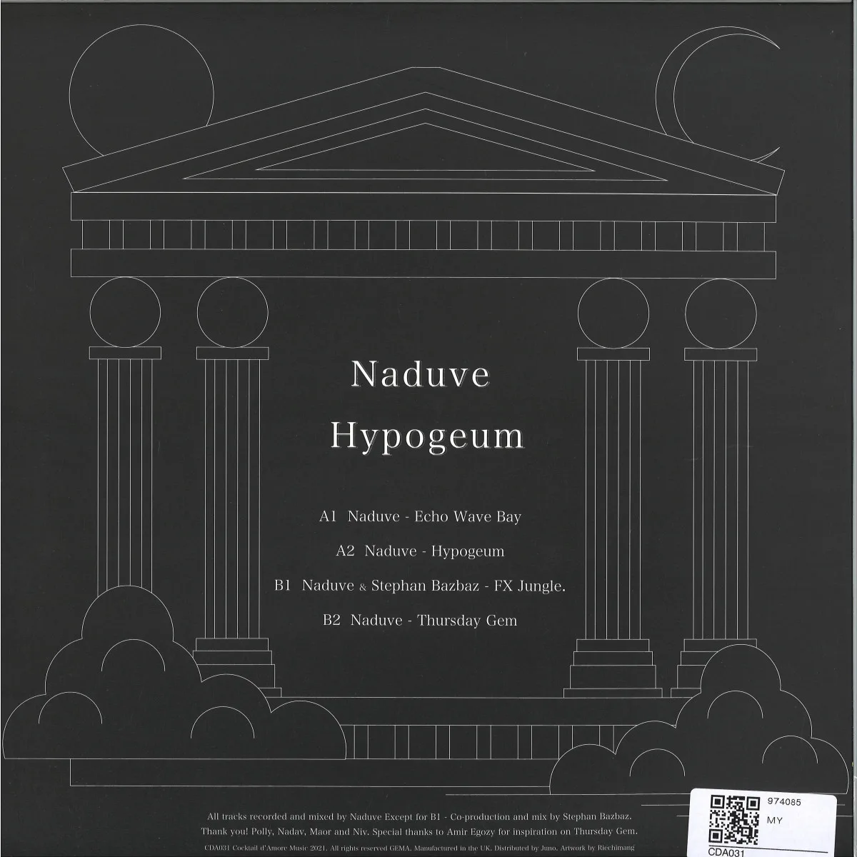 Обратная сторона обложки — Naduve — Hypogeum