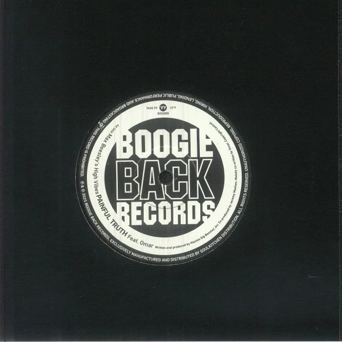 Back cover — MAX BEESLEY'S HIGH VIBES — Night Daze