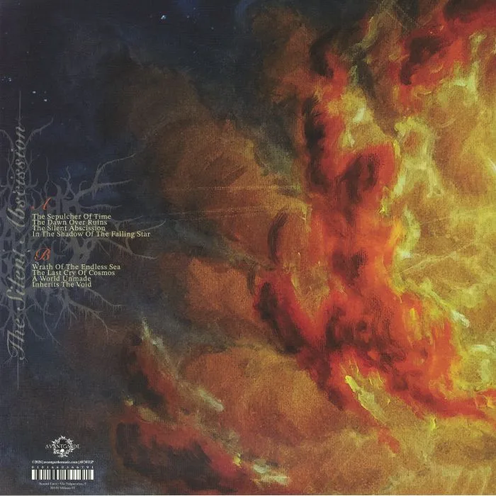 Back cover — INHERITS THE VOID — The Silent Abscission