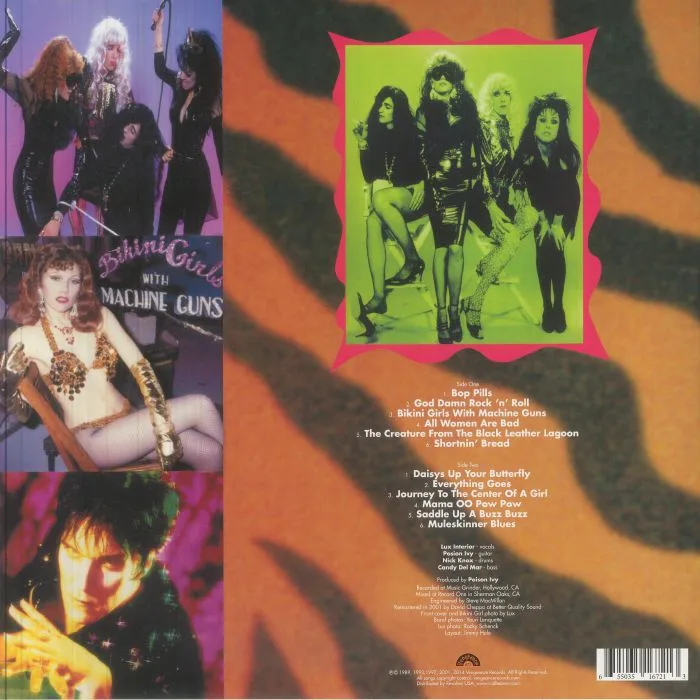 Обратная сторона обложки — The CRAMPS — Stay Sick! (reissue)