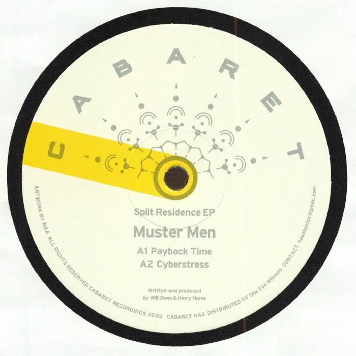 Front cover — MUSTER MEN — Split Residence EP