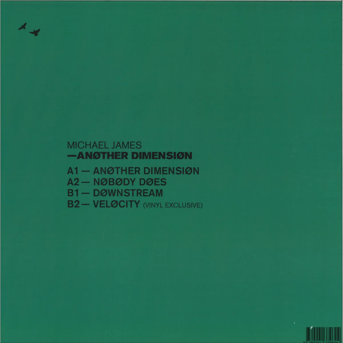 Back cover — Michael James — Another Dimension