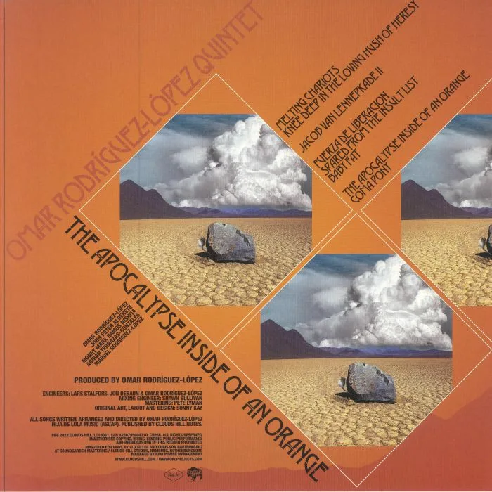 Back cover — OMAR RODRIGUEZ LOPEZ QUINTET — The Apocalypse Inside Of An Orange