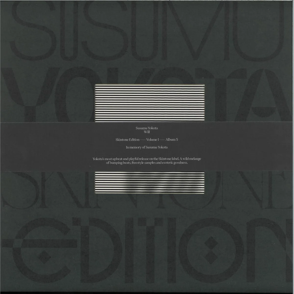 Susumu Yokota — Will (Skintone Edition) LP 2x12"