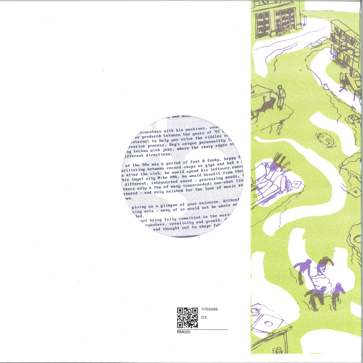 Back cover — Circadian Rhythms — Basic Moves 20 LP 2x12"