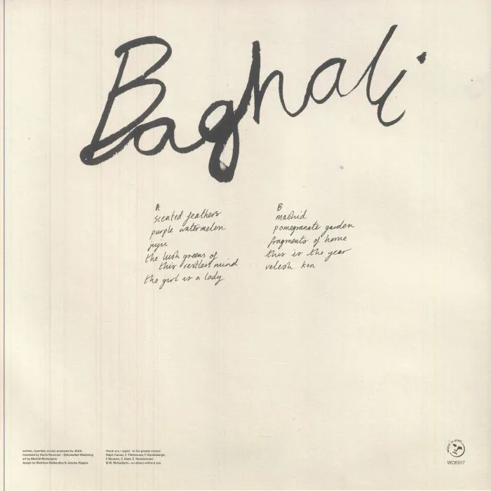 Обратная сторона обложки — JAAN — Baghali