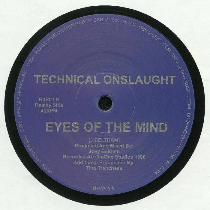 Back cover — TECHNICAL ONSLAUGHT aka JOEY BELTRAM — The Calling (reissue) (B-STOCK)