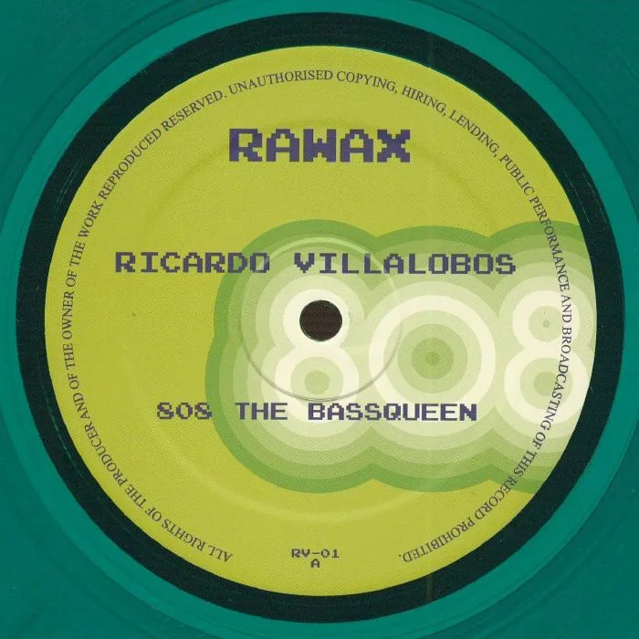 Лицевая сторона обложки — Ricardo VILLALOBOS — 808 The Bassqueen (reissue)