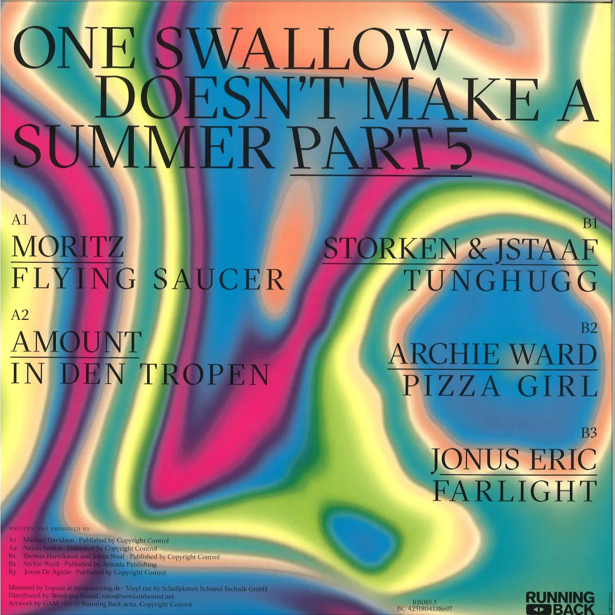 Обратная сторона обложки — Various — One Swallow Doesn’t Make A Summer Part 5