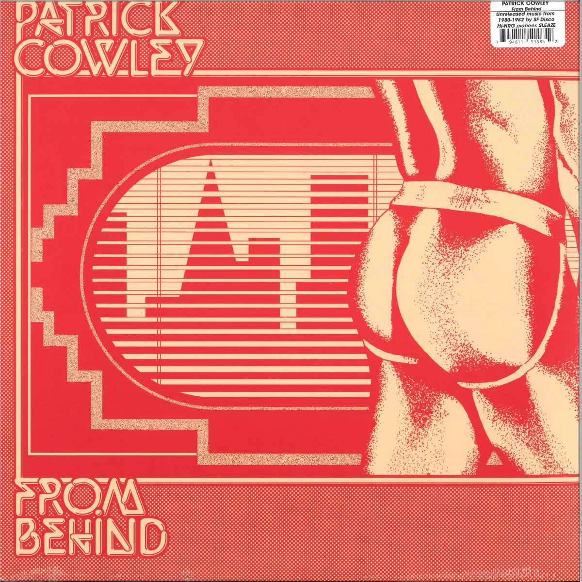 Лицевая сторона обложки — Patrick Cowley — From Behind