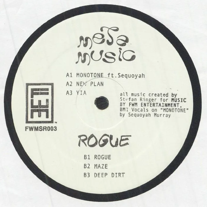 Лицевая сторона обложки — Stefan RINGER — Meta Music vs Rogue EP