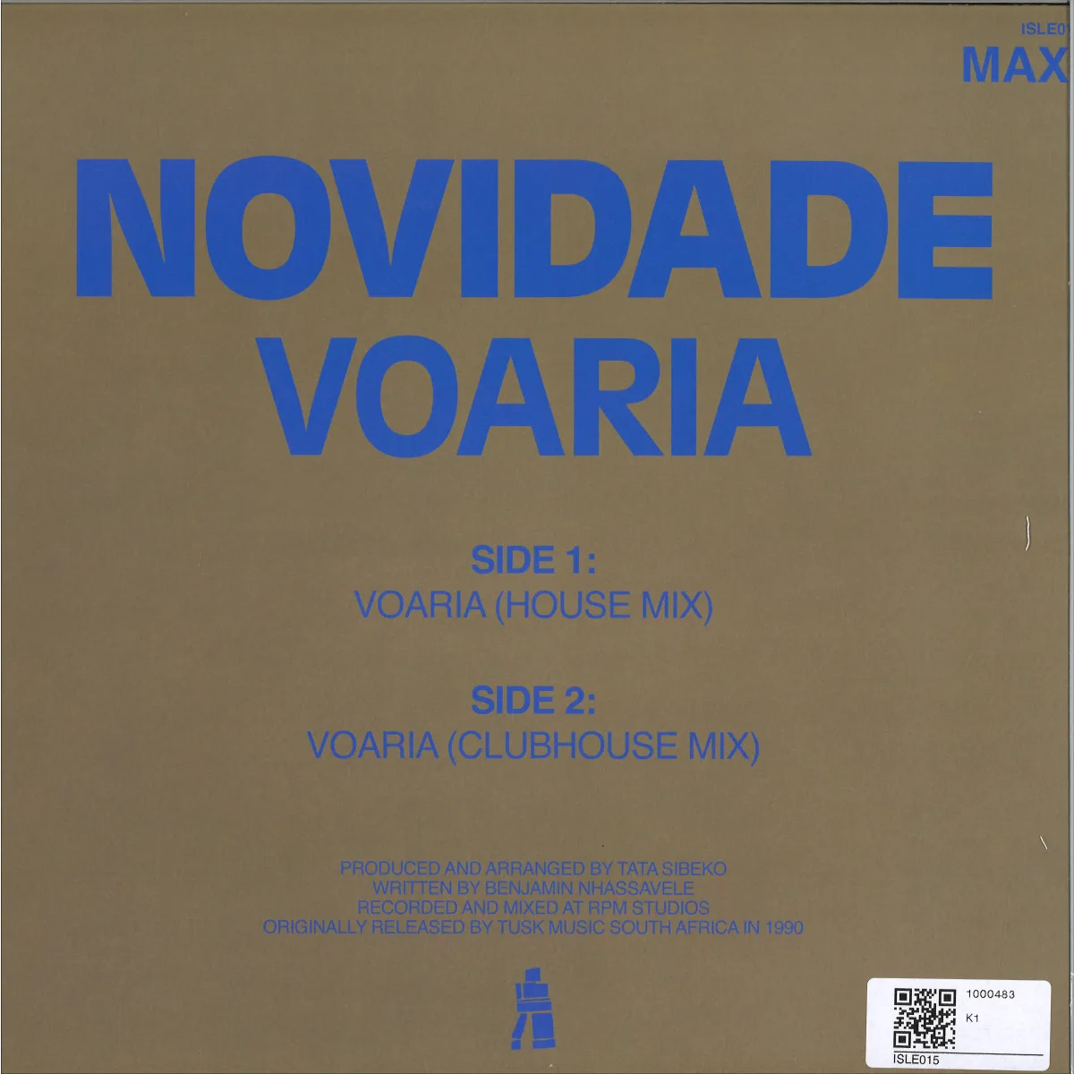 Обратная сторона обложки — Novidade — VOARIA EP