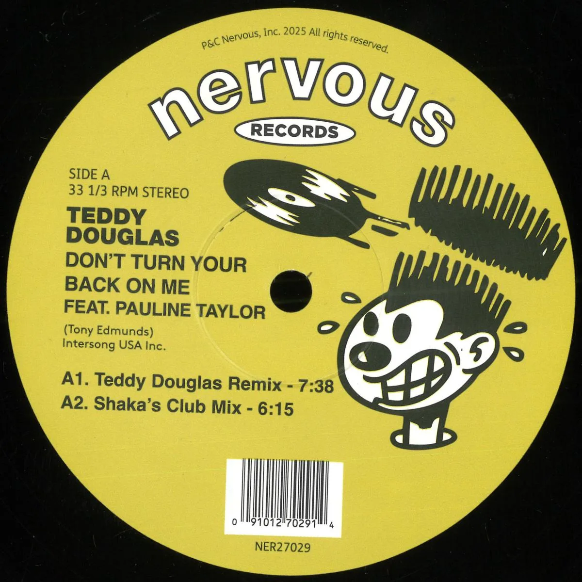Teddy Douglas — Don't Turn Your Back On Me