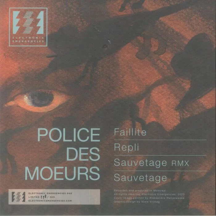Обратная сторона обложки — POLICE DES MOEURS — Sauvetage