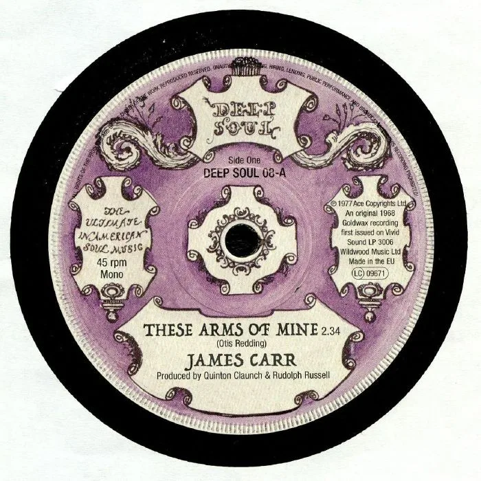 Front cover — James CARR — These Arms Of Mine