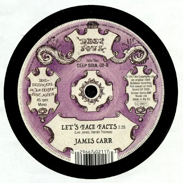 Back cover — James CARR — These Arms Of Mine