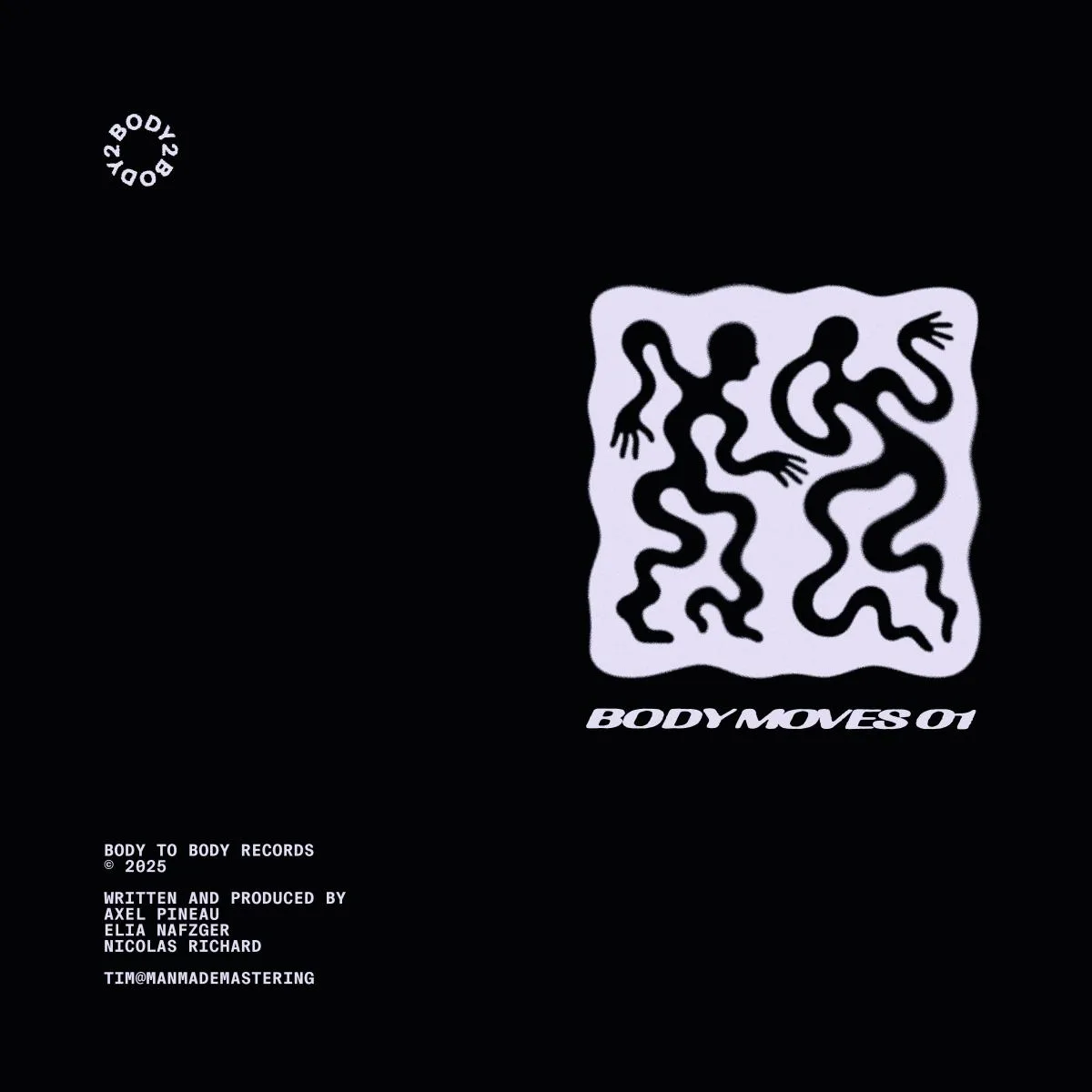 Back cover — Nikizi, Axel, Elia Nafzger, Oclock — Body Moves 01