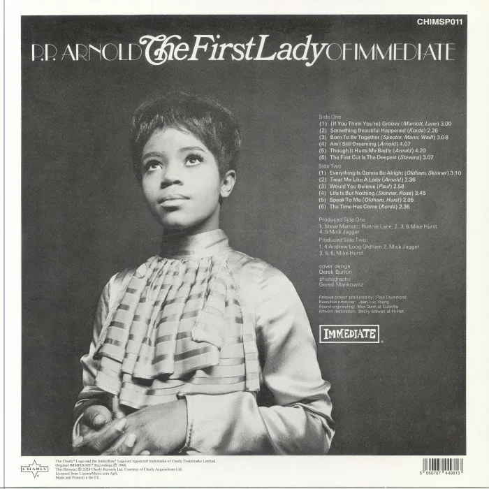 Обратная сторона обложки — PP ARNOLD — The First Lady Of Immediate