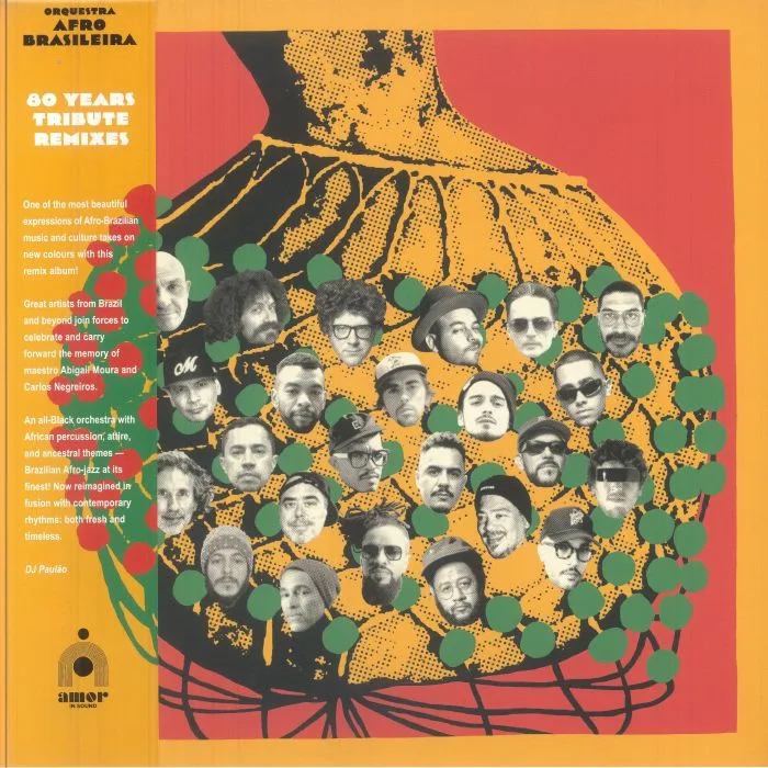 Лицевая сторона обложки — ORQUESTRA AFRO BRASILEIRA — 80 Years Tribute Remixes