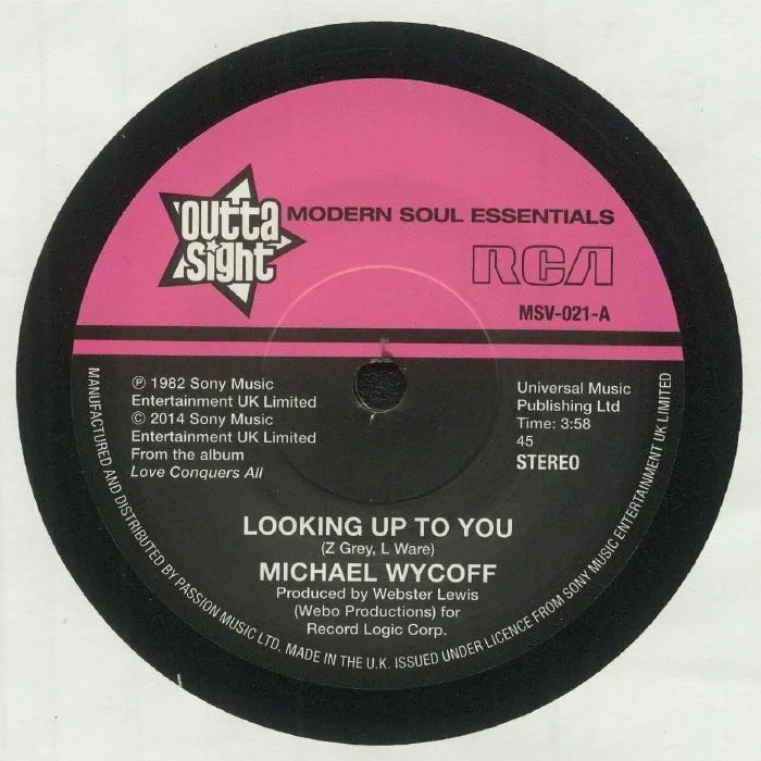 Лицевая сторона обложки — Michael WYCOFF — Looking Up To You (reissue)